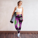 Flower Mandala Yoga / Performance Leggings