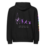 Yoga Silhouettes Zip Up Hoodie