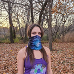 Blue Sacred Geo Buff / Mask / Neck Gaiter