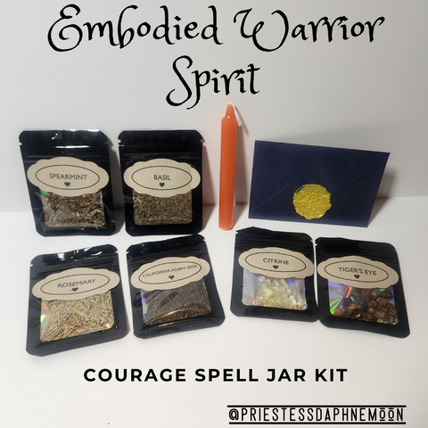 Embodied Warrior Spirit Spell Bottle Kit