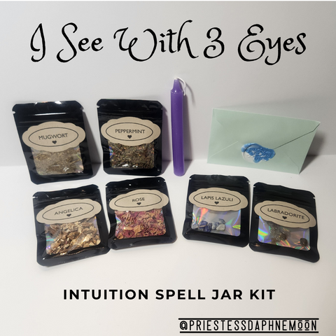 I see with Three Eyes Spell Bottle Kit
