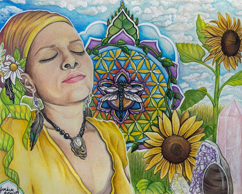 Soul Shine 2021 Print by Crow Mother