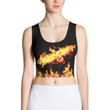 Fire Phoenix Performance Crop Top