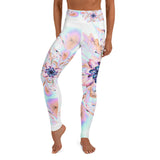 Coral Floral Yoga Leggings