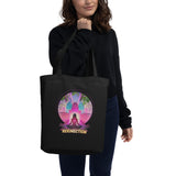 Lotus Pose (Pink) Eco Tote Bag