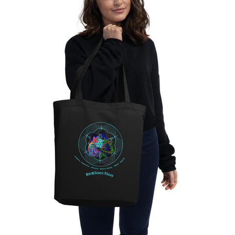 Mythica Logo (Blue) Eco Tote Bag