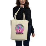 Lotus Pose (Pink) Eco Tote Bag