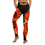 Fire Fractal Yoga / Performance Leggings