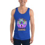 Lotus Pose (Purple) Tank Top - Cotton, Unisex