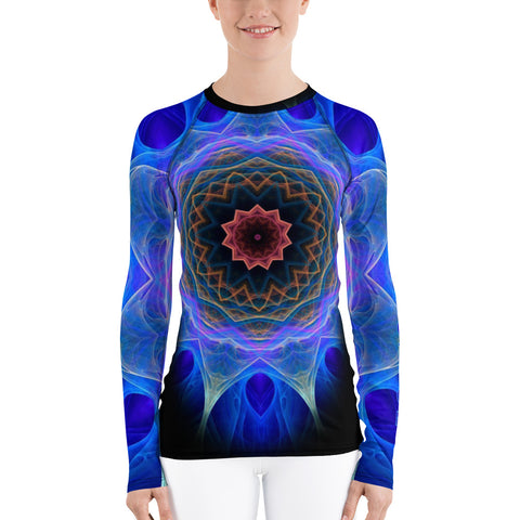 Cosmic Mandala Long Sleeve T-Shirt - Women's