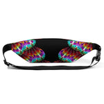 Black Light Peacock Fanny Pack