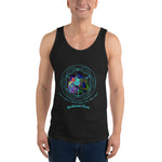 Mythica Logo (Blue) Tank Top - Cotton, Unisex