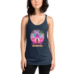 Lotus Pose (Pink) Women's Racerback Tank