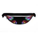 Black Light Peacock Fanny Pack