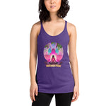 Lotus Pose (Pink) Women's Racerback Tank