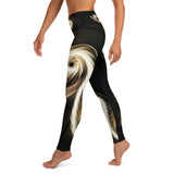 Golden Fractal Spiral Yoga / Performance Leggings