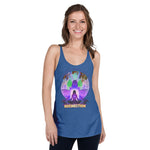 Lotus Pose (Purple) Women's Racerback Tank