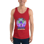 Lotus Pose (Purple) Tank Top - Cotton, Unisex