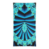 Blue Fractal Spiral Buff / Mask / Neck Gaiter