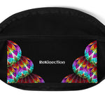 Black Light Peacock Fanny Pack