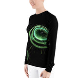 Comic Time Black Light Long Sleeve T-Shirt - Women's