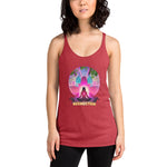 Lotus Pose (Pink) Women's Racerback Tank