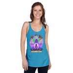 Lotus Pose (Purple) Women's Racerback Tank