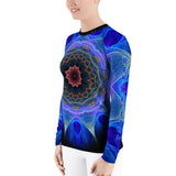 Cosmic Mandala Long Sleeve T-Shirt - Women's