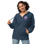 Mythica Logo (Purple) Zip Up Hoodie