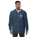Mythica Logo (Blue) Zip Up Hoodie