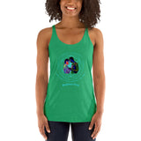 Mythica Logo (Blue) Women's Racerback Tank