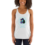 Mythica Logo (Blue) Women's Racerback Tank