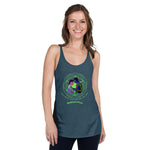 Mythica Logo (Green) Women's Racerback Tank